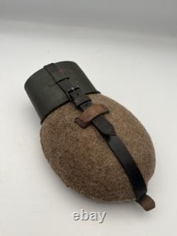 Original WW2 German Army Military Heer Unissued Canteen Mint Orange Field Gear
