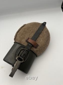 Original WW2 German Army Military Heer Unissued Canteen Mint Orange Field Gear