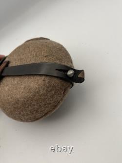 Original WW2 German Army Military Heer Unissued Canteen Mint Orange Field Gear