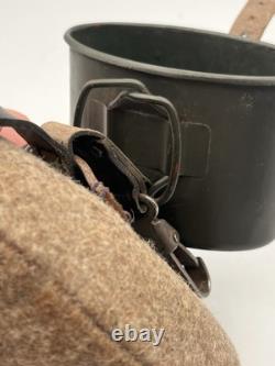 Original WW2 German Army Military Heer Unissued Canteen Mint Orange Field Gear
