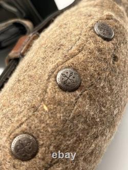 Original WW2 German Army Military Heer Unissued Canteen Mint Orange Field Gear