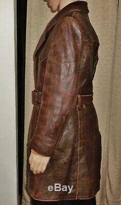 Original WW2 German Army Overcoat Luftwaffe Greatcoat Elite Uniform Trench Coat