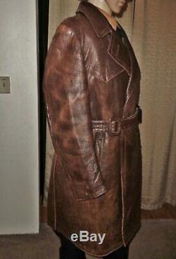 Original WW2 German Army Overcoat Luftwaffe Greatcoat Elite Uniform Trench Coat