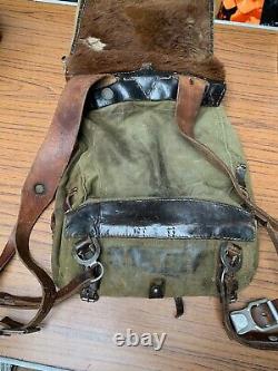 Original WW2 German Army Soldiers Tornister Affe Rucksack Backpack