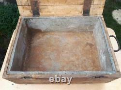 Original WW2 German Army Wooden Box, Ammo Crate, Bunker Version