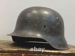 Original WW2 German HKP64 M42 Steel Helmet Shell Original WWII Stahlhelm 1942