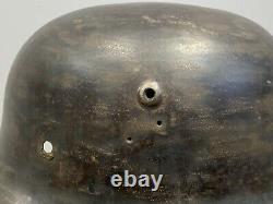 Original WW2 German HKP64 M42 Steel Helmet Shell Original WWII Stahlhelm 1942