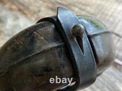 Original WW2 German HRE Tropical Coconut Canteen With Early WWII Army Aluminum Cup