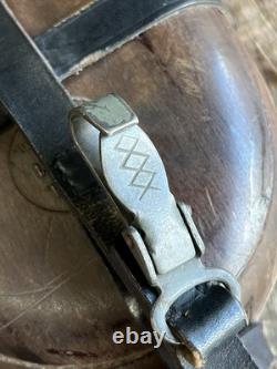 Original WW2 German HRE Tropical Coconut Canteen With Early WWII Army Aluminum Cup