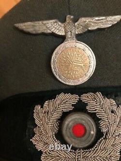 Original WW2 German Officers Visor Hat