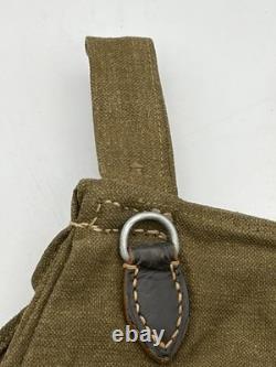 Original WW2 German army Bread Bag Pouch Marked Dated Belt Y-straps A-frame Kit