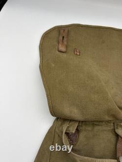 Original WW2 German army Bread Bag Pouch Marked Dated Belt Y-straps A-frame Kit