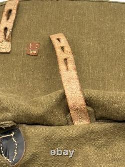 Original WW2 German army Bread Bag Pouch Marked Dated Belt Y-straps A-frame Kit