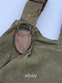 Original WW2 German army Bread Bag Pouch Marked Dated Belt Y-straps A-frame Kit