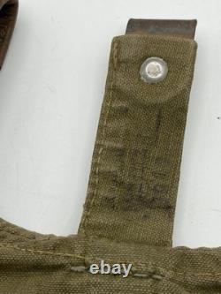 Original WW2 German army Bread Bag Pouch Marked Dated Belt Y-straps A-frame Kit
