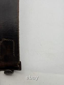 Original WW2 German army Leather Belt For Use With Y-straps, Bayonet, A-frame