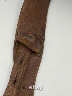 Original WW2 German army Y-straps Leather For Use With Belt Bayonet A-frame