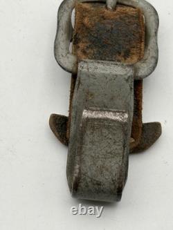 Original WW2 German army Y-straps Leather For Use With Belt Bayonet A-frame
