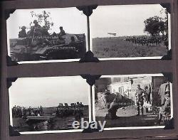 Original WW2 German photo album Soviet Union Panzers Stug POWs Refugees tanks