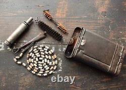 Original WW2 / II Relic German Army Mauser K98k Cleaning Kit (cmr 1943)