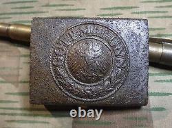 Original WW2 Relic German army Steel Belt Buckle Gott Mit Uns = Weimar = M1921