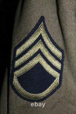 Original WW2 U. S. Army 28th I. D. Ike Jacket 1945 d. WithGerman Made DI's & Hat