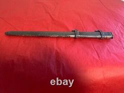 Original WW2 WWII German Army Dagger Scabbard Sheath (maker Holler)