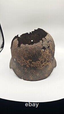 Original WW2 WWII German Army Wehrmacht Helmet Battlefield USA Seller