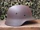 Original Ww2 Wwii German Helmet M40 (army Group North) East Front. Size 64