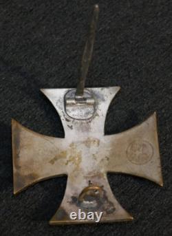 Original WWI German Imperial Army Iron Cross First Class Wilhelm Deumer Convex