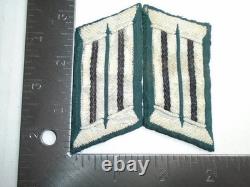 Original WWII German Army Combat Engineer Enlisted Collar Tabs-DRGM 1477996 Stam
