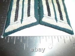 Original WWII German Army Combat Engineer Enlisted Collar Tabs-DRGM 1477996 Stam