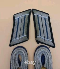 Original WWII German Army Medical Officer Shoulder Board Collar Tab Medic Lot