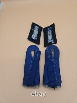 Original WWII German Army Medical Officer Shoulder Board Collar Tab Medic Lot