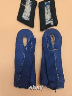 Original WWII German Army Medical Officer Shoulder Board Collar Tab Medic Lot