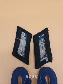 Original WWII German Army Medical Officer Shoulder Board Collar Tab Medic Lot