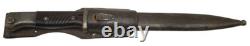 Original WWII German Army Non Matching Numbers Bayonet Scabbard Frog 41 FNJ
