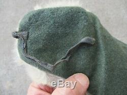 Original WWII German Army Rabbit Fur Winter Hat