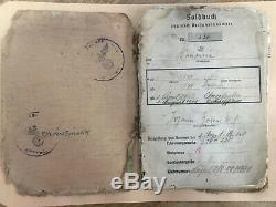 Original WWII German Army Soldbuch 100% Genuine