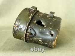 Original WWII German Army aluminium Mess kit / Italian type/ with Battle damage