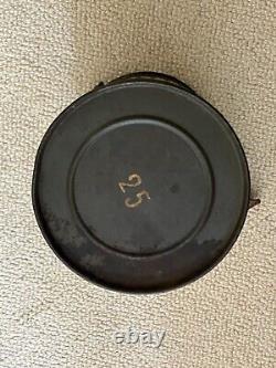 Original WWII German Army gas mask container canister, a very nice example