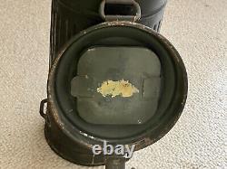 Original WWII German Army gas mask container canister, a very nice example