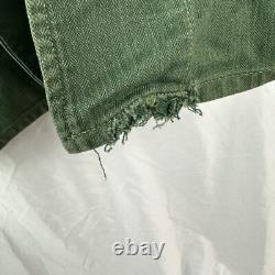 Original WWII German Heer Army HBT Trellis Work Jacket