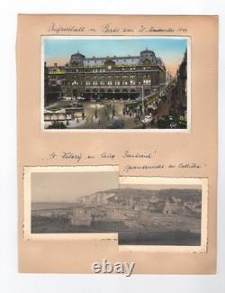 Original WWII German Heer Photo Album Pages 1943-44 Atlantic Wall France Army