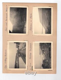 Original WWII German Heer Photo Album Pages 1943-44 Atlantic Wall France Army