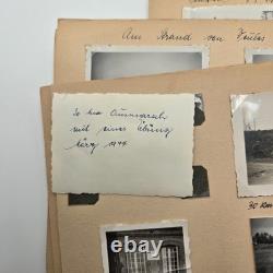 Original WWII German Heer Photo Album Pages 1943-44 Atlantic Wall France Army