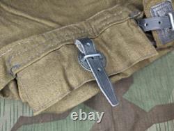 Original WWII German Late War Pioneer Back Pack Rucksack Backpack Pouch Army