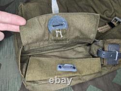 Original WWII German Late War Pioneer Back Pack Rucksack Backpack Pouch Army