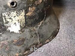 Original WWII German M35 Heer Army Helmet EF62 Relic Eastern Front