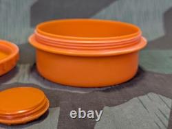 Original WWII German Orange Salt Shaker Dish Salzstreuer Bakelite Pollopas Army